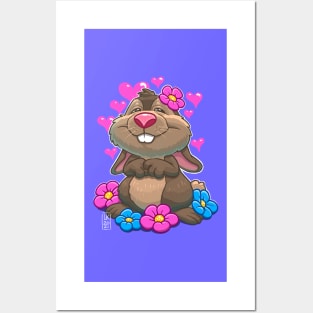 Bunny love Posters and Art